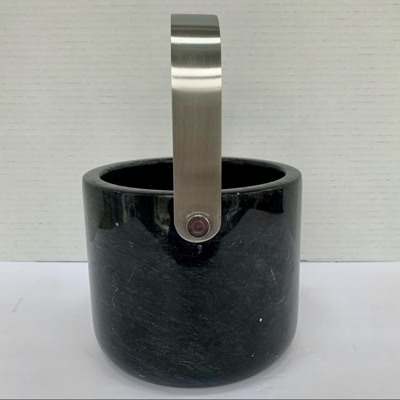 70s Georges Briard Rare MCM Marble Stainless Wine Chiller - Picture 4 of 10